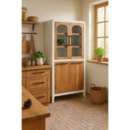 Présentoir Home ESPRIT Blanc Bois Recyclé 90 X 43 X 170 CM