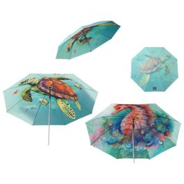 Parasol de plage Ø 220 cm SPF50+ Marin