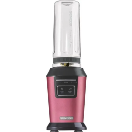 Sencor SBL 7174RD Blender Mixeur 800W Rouge 0.6L avec Couvercle Sous Vide pour Smoothies et Préparations