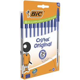 Ensemble de Stylos Bic Bleu (10 Unités)