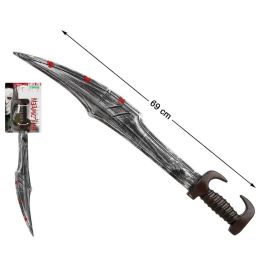 Épée de Plastique Grise 69 cm avec Poignée Violette - Accessoire pour Déguisement Zombie, Halloween, Fêtes d'Horreur Precio: 11.4999996. SKU: B1KP7F2FDF