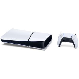 Sony PlayStation 5 Slim Digital Edition black white
