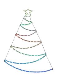 Décoration lumineuse Lifetime Sapin de Noël LED RGB 66 x 87 cm Precio: 47.5899996. SKU: B15JFK74YS