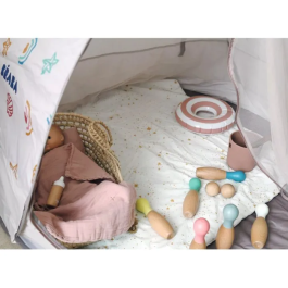 Beaba Tente Anti-UV Breezy pour Enfant, Protection UPF50+, Terre d'Argile, 120 x 85 cm, avec Sac de Transport et Moustiquaire
