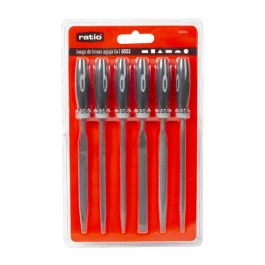 RATIO Jeu de 6 limes plates, pointe, carrées, triangulaires, demi-rondes et rondes 160 mm Precio: 10.5. SKU: B182TR9KBE