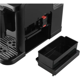 Sencor SES 6000BK - Machine à Expresso Entièrement Automatique avec Panneau Tactile LED, 20 Bars, Broyeur Inox 15 Niveaux, 1,5 L