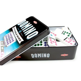 Tactic DOMINO Double 9 - Jeu de dominos classique en famille ou entre amis - À partir de 7 ans