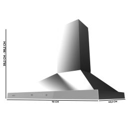 Hotte standard Cecotec Flux PT 704400 Acier