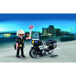 Playmobil Maleta de Policía Motorista Niño 13 piezas a partir de 4 años PL5648