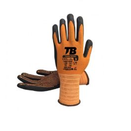 TOMAS BODERO Gants en nylon orange avec revêtement nitrile foam, tailles M, L, XL (Taille M) Precio: 7.5. SKU: B16BDZA7E7
