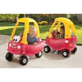 Little Tikes - Cozy Coupe Voiture d'enfant - Mini Véhicule pieds au sol a pousser avec véritable klaxon - Des 18 mois