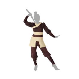 Déguisement Costume de Guerrière Chinoise pour Femme Adulte Taille XL, Thématique Pays du Monde, Marron, Composition Polyester