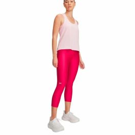 Leggings de Sport pour Femmes Under Armour Tech Hi Capri Rose
