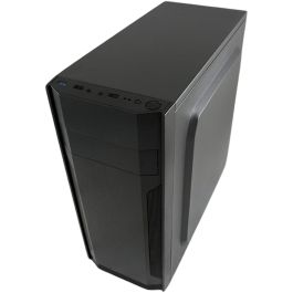 LC-Power 7036B Boîtier PC Midi-Tower Noir Compatible ATX, micro-ATX, Mini-ITX avec Ports USB 2.0, USB 3.2 Gen 1 et Support Ventilateurs 120 mm