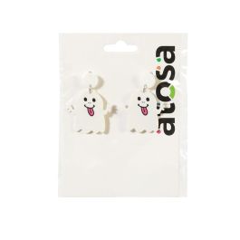 Boucles d'oreilles fantôme blanc Halloween - Pendientes de fantasma - Accessoire déguisement