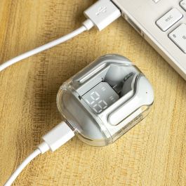 Écouteurs Sans Fil avec Étui de Charge Grey InnovaGoods