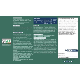 Ripolin - Peinture multi-supports mat vert cèdre RAL 6000 - Application sur bois, métal, béton, PVC - Résiste aux UV et intempéries - 2 litres