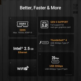 ASUS TUF GAMING Z890-PLUS WiFi Carte Mère Intel Z890 LGA 1851 ATX DDR5