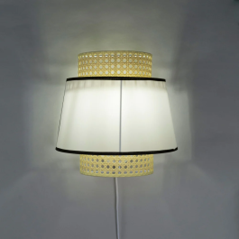 Aplique Quilmes SKD-W1024 en Ratán y Madera