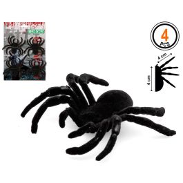 Accessoire Araignée Noir en Série de 4 Pièces - Décoration Halloween Effrayante pour Table, Mur et Fête Precio: 10.5. SKU: B15EN24N9T
