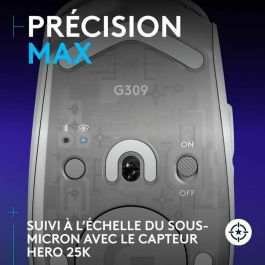 Logitech G G309 Lightspeed Souris de Jeu Sans Fil Blanche