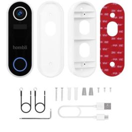 Hombli smarte Türklingel 2 (weiß) + Gong