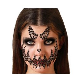 Stickers Faciaux Halloween Tête de Mort avec Cristaux Orange et Argent - Décoration Brillante pour Fête, Maquillage ou Déguisement Precio: 9.99. SKU: B1JJD2Z2HX