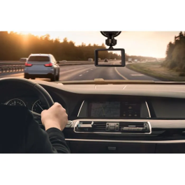 Sencor SCR 4400 Caméra de voiture 4K - Boîtier mince compact, angle 170°, capteur G, écran LCD 3", enregistrement de stationnement, détection de mouvement