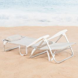 Chaise de Plage Aktive 47 x 82 x 49 cm (2 Unités)