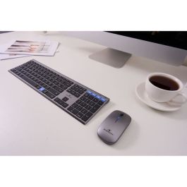 Bluestork Clavier sans fil AZERTY Métallique Silencieux BLU3760162054774