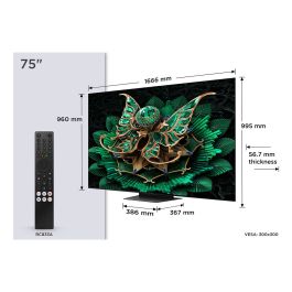 TV intelligente TCL 75C7K 75" 4K Ultra HD HDR QD Mini LED