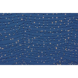 Lumi Jardin Guirlande Solaire Yogy Lumière Blanche Chaude 200 LED 1700 cm