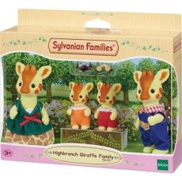 Sylvanian Families Famille Girafe 4 Personnages Vêtements Amovibles
