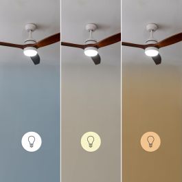 Ventilateur de Plafond avec Lumière Cecotec EnergySilence Aero 5230 18 W 40 W Blanc Noir Bois (3000-6500 K)