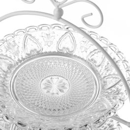 Coupe à fruits Blanc Transparent Verre 25 x 25 x 29 cm