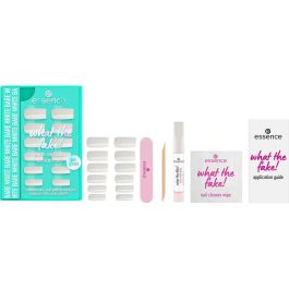 Essence Faux Ongles ! Coffret N° 04 - Blanc Nu, 6 Pièces