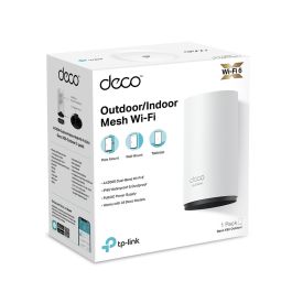 TP-Link Deco X50-Outdoor Mesh WiFi 6 Système Wi-Fi Extérieur 230 m² Bi-bande (2,4 GHz / 5 GHz) Blanc