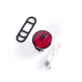 Lumière Arrière Vélo LED 2 Niveaux + Flash | Visibilité 300m | Recharge USB