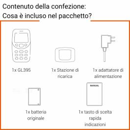 Smartphone Gigaset GL395 2,2" 32 MB RAM Noir