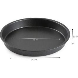 DOMO - Ensemble de 12 accessoires pour AirFryer (6 L) - Noir - Grilles, moules et supports inclus