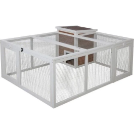 Kerbl KER4018653388709 - Parc extérieur pour petits animaux 132 x 102 x 59 cm avec casette intégrée et grille métallique Precio: 182.844. SKU: B14ML9H5BG