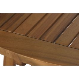 Table de Salle à Manger Home ESPRIT Marron Naturel Acacia 110 x 110 x 74 cm