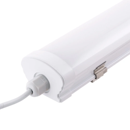 Plafonnier LED Étanche 40W 3600lm 4000K 120cm IP65 50000h avec Capteur de Proximité HO-WP-40W-1200-W