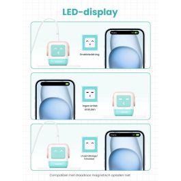 Ugreen RG 65W 3-Port GaN Chargeur Rapide pour Ordinateur Portable, Tablette, Téléphone - Rose et Bleu