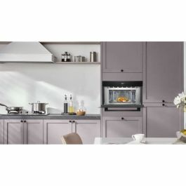 CONTINENTAL EDISON CEMO34CEB3 Four micro-ondes encastrable, 1450 W, 34 L, Grill, Noir, 59,5 x 38,3 x 49,2 cm