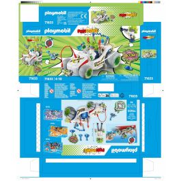 Playmobil 71633 Investigador y Kart Funstars, 40 pièces, à partir de 4 ans