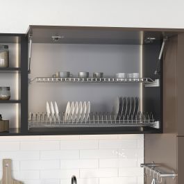 Emuca Égouttoir Suprastar pour module, 800, Acier, Chromé