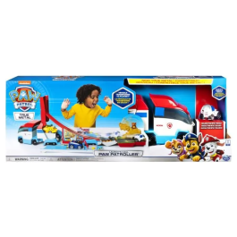 Paw Patrol Camion Pat'Patrouilleur TRUE METAL - Jeu 2 en 1 avec plateforme de lancement, 1 véhicule et accessoires