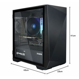 Boîtier ATX semi-tour Zalman Z1 ICEBERG BLACK Noir