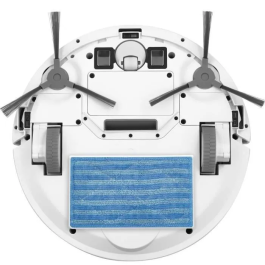 Sencor Aspirateur Robot SRV 1550WH avec Serpillère Antistatique, Autonomie 60 Min, Télécommande, Nettoyage Intelligent Sous Meubles